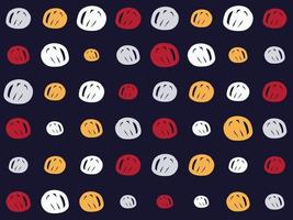 Freehand dot circle Drawing Aztec fabrics Seamless Pattern Design Geometric boho texture vector illustrations background.