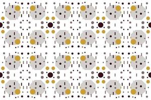 Style geometric shapes vector seamless pattern It consists of a polyhedron such as a circle square triangle Used in the textile industry, fabric pattern, paper, wallpaper, book cover