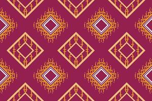 Ethnic Aztec Ikat Seamless Pattern Textile ikat fabric seamless pattern digital vector design for Print saree Kurti Borneo Fabric Aztec brush symbols swatches stylish