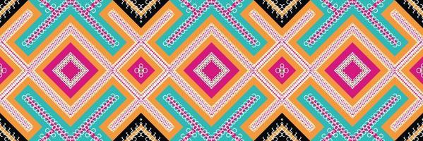 étnico azteca ikat patrón sin costuras textil diseño ikat patrón sin costuras diseño de vector digital para imprimir sari kurti tela de borneo azteca cepillo símbolos muestras diseñador