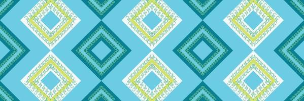 patrón étnico indio ikat. arte nativo americano estampado tradicional es un patrón creado mediante la combinación de formas geométricas. diseño para imprimir. utilizando en la industria de la moda. vector