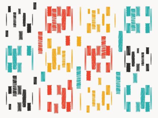 Freehand Sketch Drawing Aztec fabric Seamless Pattern Design Uzbek ikat-traditional silk product in Uzbekistan and Central Asia,