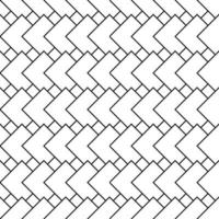 Seamless Herringbone Pattern in Black and white concept vector