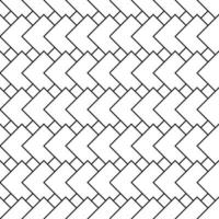 Seamless Herringbone Pattern in Black and white concept vector