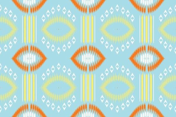 Ethnic ikat triangle batik textile seamless pattern digital vector design for Print saree Kurti Borneo Fabric border brush symbols swatches party wear