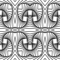 Monochrome 3D waves relief surface. on a white background. Geometric shapes from the black lines. vector
