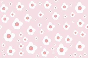 Romantic Flower seamless patterns vector illustration design It's a form created by freehand merging. Create beautiful fabric patterns designed for print used in the ,wallpaper,paper,fabric,