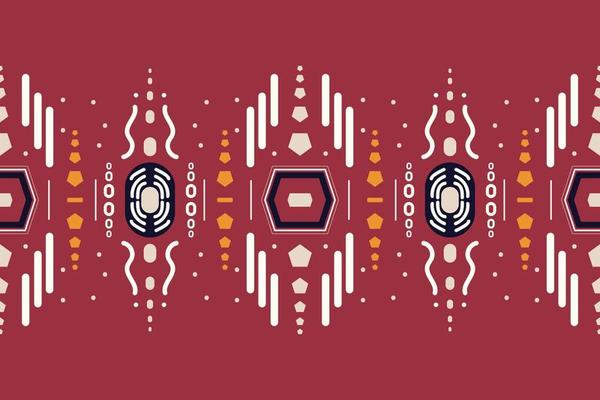 Ikat Seamless Pattern  ikat triangle batik textile seamless pattern digital vector design for Print saree Kurti Borneo Fabric border brush symbols swatches designer