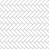 Herringbone Pattern Seamless with modern rectangular herringbone white tiles. Realistic diagonal texture. Vector illustration.