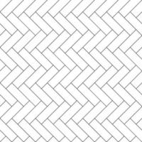 Herringbone Pattern Seamless with modern rectangular herringbone white tiles. Realistic diagonal texture. Vector illustration.