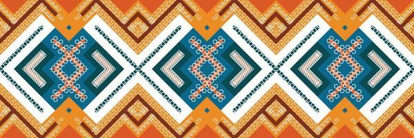 Pattern simple ethnic design in the Philippines. Geometric ethnic pattern traditional Design It is a pattern created by combining geometric shapes. Design for print. Using in the fashion industry. vector