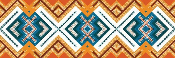 Pattern simple ethnic design in the Philippines. Geometric ethnic pattern traditional Design It is a pattern created by combining geometric shapes. Design for print. Using in the fashion industry. vector