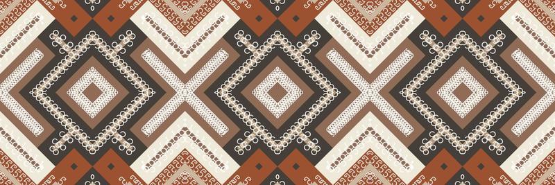 Ikat Seamless Pattern  ikat stripes batik textile seamless pattern digital vector design for Print saree Kurti Borneo Fabric border brush symbols swatches designer