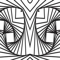 Monochrome 3D waves relief surface. Vector Twisted Curved Stripe Modern Trendy Illustration of black white background. pattern,