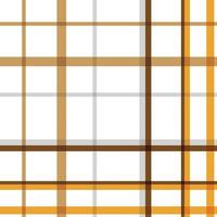 La textura sin costuras del patrón de cuadros escoceses está hecha con bandas alternas de hilos preteñidos de colores tejidos tanto en urdimbre como en trama en ángulo recto entre sí. vector