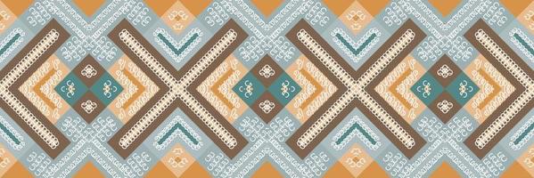 Ethnic pattern of the Philippines. traditional pattern African art It is a pattern created by combining geometric shapes. Design for print. Using in the fashion industry. vector