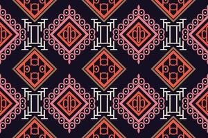 Ethnic Aztec Ikat Seamless Pattern Textile ikat stripe seamless pattern digital vector design for Print saree Kurti Borneo Fabric Aztec brush symbols swatches designer