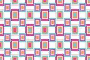 Mosaic Modern geometric shapes seamless pattern It consists of a polyhedron such as a circle square triangle Used in the textile industry, fabric pattern, paper, wallpaper, book cover vector