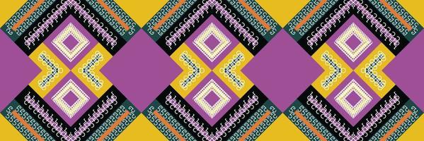 Ethnic pattern design of the Philippines. It is a pattern created by combining geometric shapes. Design for print. Using in the fashion industry. vector