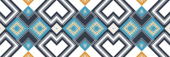 Tribal ethnic pattern. Traditional ethnic patterns vectors It is a pattern created by combining geometric shapes. Design for print. Using in the fashion industry.