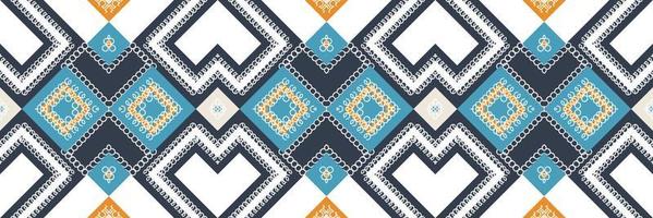 Tribal ethnic pattern. Traditional ethnic patterns vectors It is a pattern created by combining geometric shapes. Design for print. Using in the fashion industry.