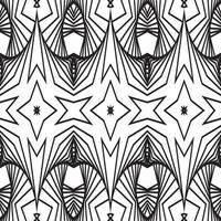 Monochrome Wavy 3D lines abstract seamless pattern. Abstract dynamical crumpled texture. 3D pattern. The illusion of movement pattern. vector