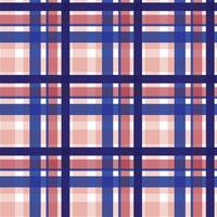 plaid pattern fabric design background is woven in a simple twill, two over two under the warp, advancing one thread at each pass. vector