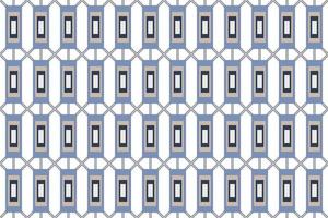 Stylish Modern geometrical shapes seamless pattern It consists of a polyhedron such as a circle square triangle Used in the textile industry, fabric pattern, paper, wallpaper, book cover vector