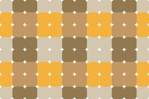 Mosaic geometry shapes seamless pattern It consists of a polyhedron such as a circle square triangle Used in the textile industry, fabric pattern, paper, wallpaper, book cover vector