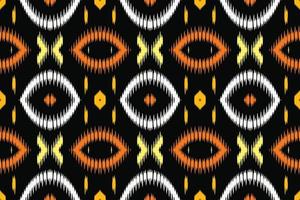 batiktextile ikat azteca de patrones sin fisuras diseño vectorial digital para imprimir saree kurti borneo borde de tela símbolos de pincel muestras de algodón vector