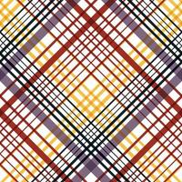 checks pattern design textile is made with alternating bands of coloured pre dyed threads woven as both warp and weft at right angles to each other. vector