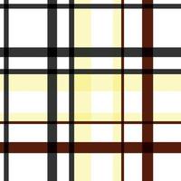 check tartan pattern design texture is made with alternating bands of coloured pre dyed threads woven as both warp and weft at right angles to each other. vector