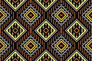 Ethnic Aztec Ikat Seamless Pattern Textile ikat triangle seamless pattern digital vector design for Print saree Kurti Borneo Fabric Aztec brush symbols swatches designer