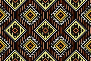 Ethnic Aztec Ikat Seamless Pattern Textile ikat triangle seamless pattern digital vector design for Print saree Kurti Borneo Fabric Aztec brush symbols swatches designer