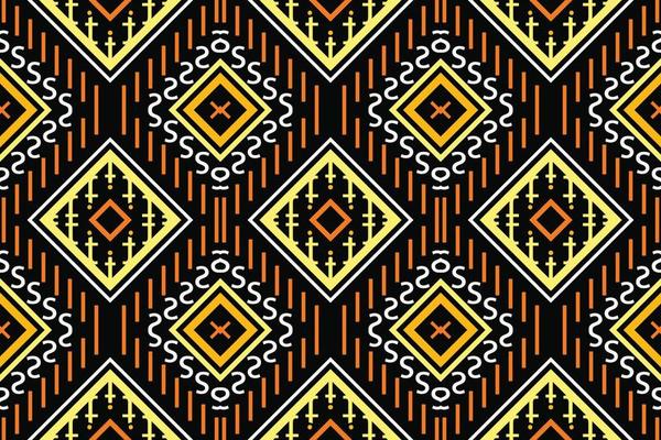 Ethnic Aztec Ikat Seamless Pattern Textile ikat triangle seamless pattern digital vector design for Print saree Kurti Borneo Fabric Aztec brush symbols swatches designer