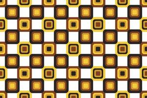 Mosaic Modern geometry shapes seamless pattern It consists of a polyhedron such as a circle square triangle Used in the textile industry, fabric pattern, paper, wallpaper, book cover vector