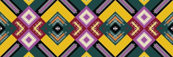 Pattern simple ethnic design in the Philippines. traditional patterned wallpaper It is a pattern created by combining geometric shapes. Design for print. Using in the fashion industry. vector