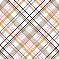 plaid pattern design textile is woven in a simple twill, two over two under the warp, advancing one thread at each pass. vector