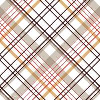 plaid pattern design textile is woven in a simple twill, two over two under the warp, advancing one thread at each pass. vector