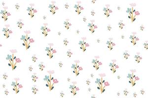 Flower Seamless Pattern  for textile or gift wrap paper vector