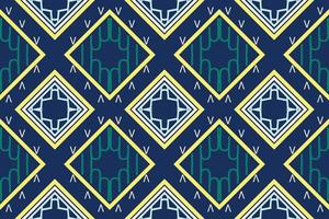 Simple ethnic design drawing. Geometric ethnic pattern traditional Design It is a pattern created by combining geometric shapes. Design for print. Using in the fashion industry. vector