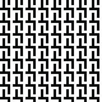 Modern geometric background. Abstract Monochrome Vector seamless pattern. Modern stylish abstract texture. Repeating geometric braided lines from rectangular tiles.