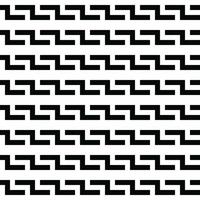 Abstract Monochrome Minimalist vector seamless pattern. Minimalist stylish abstract texture. Repeating geometric braided lines from rectangular tiles.