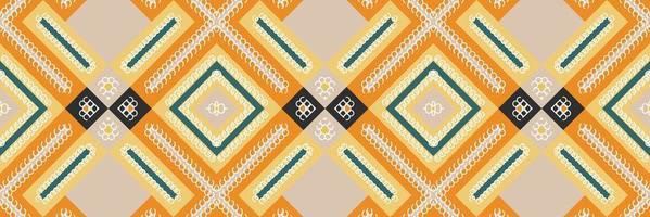 Indian ethnic design pattern. traditional pattern background It is a pattern created by combining geometric shapes. Design for print. Using in the fashion industry. vector