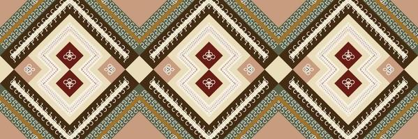 Pattern simple ethnic design in the Philippines. Traditional ethnic patterns vectors It is a pattern created by combining geometric shapes. Design for print. Using in the fashion industry.