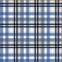 tartan pattern seamless textile is made with alternating bands of coloured pre-dyed threads woven as both warp and weft at right angles to each other. vector