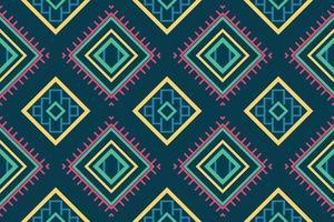 patrón étnico textil filipino. alfombras estampadas tradicionales es un patrón creado mediante la combinación de formas geométricas. diseño para imprimir. utilizando en la industria de la moda. vector