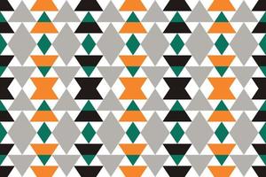 Abstract geometrical shapes vector seamless pattern It consists of a polyhedron such as a circle square triangle Used in the textile industry, fabric pattern, paper, wallpaper, book cover