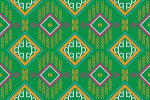 Ethnic Aztec Ikat Seamless Pattern Textile ikat design seamless pattern digital vector design for Print saree Kurti Borneo Fabric Aztec brush symbols swatches designer