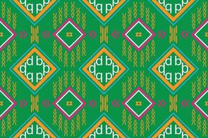 Ethnic Aztec Ikat Seamless Pattern Textile ikat design seamless pattern digital vector design for Print saree Kurti Borneo Fabric Aztec brush symbols swatches designer